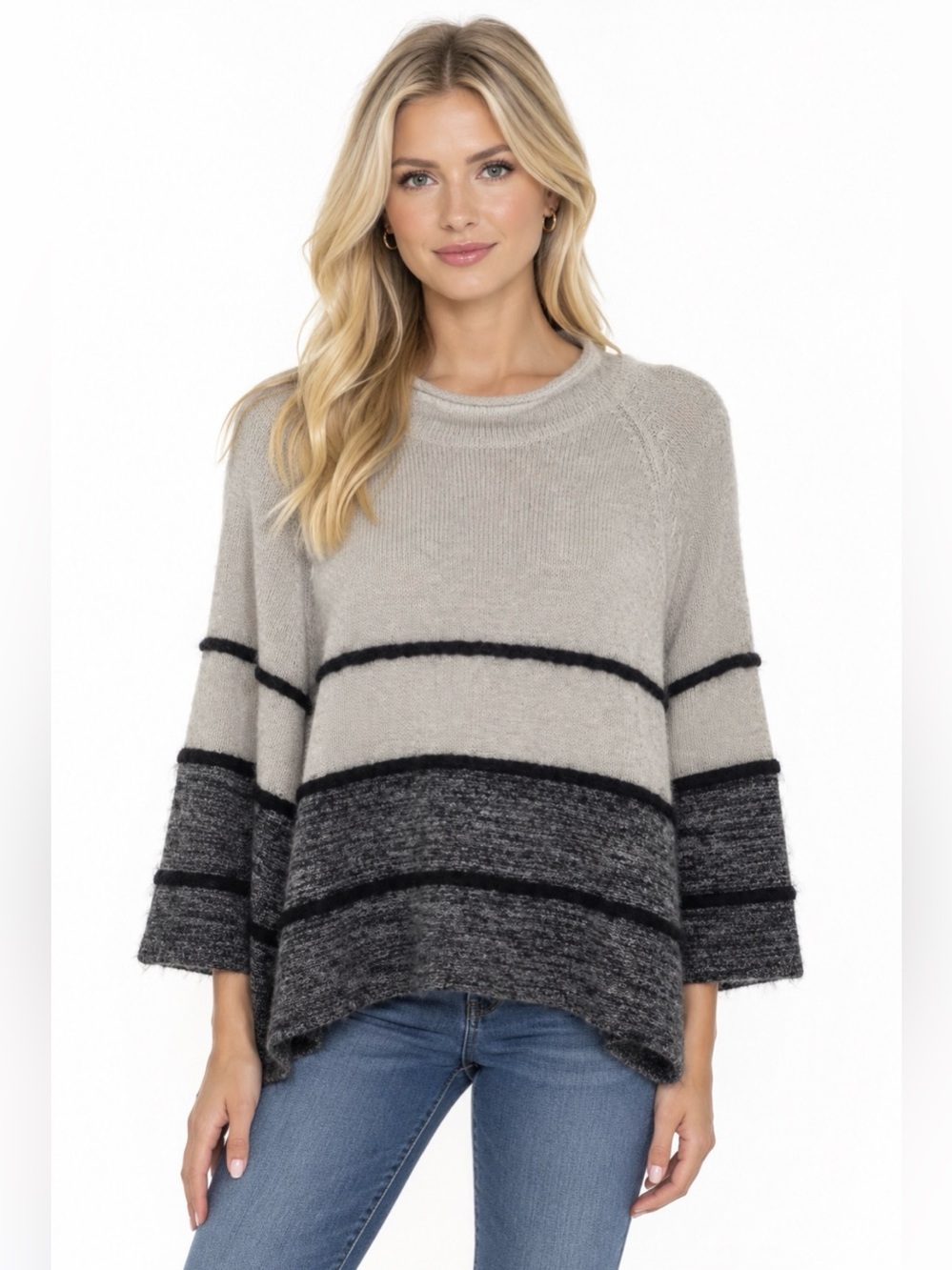 SEN Women’s Fine Merino Wool & Cashmere Sweater Warm Winter Size Medium
